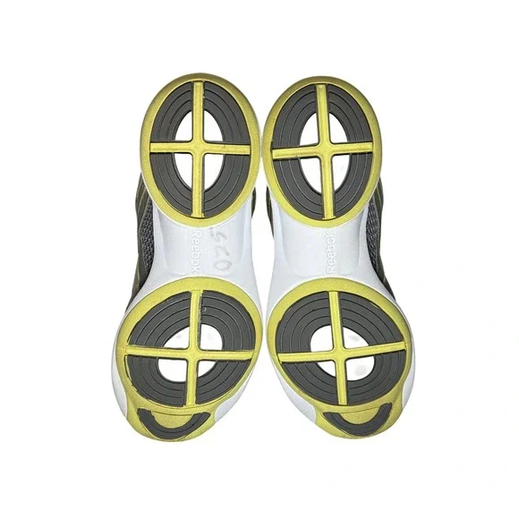 Reebok‎ SmoothFit Women's Running Shoes Gray Yellow Size 7 - Picture 3 of 7